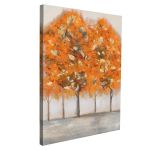 Πίνακας σε καμβά Orange trees κάθετο