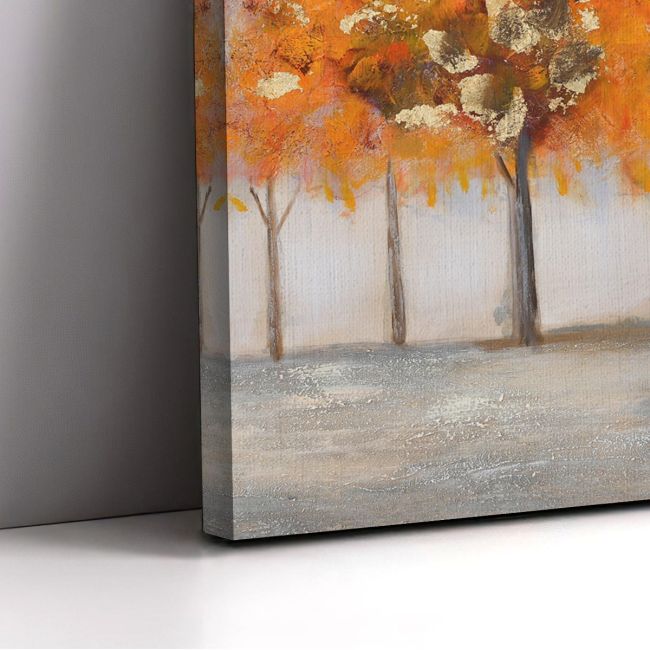 Πίνακας σε καμβά Orange trees κάθετο