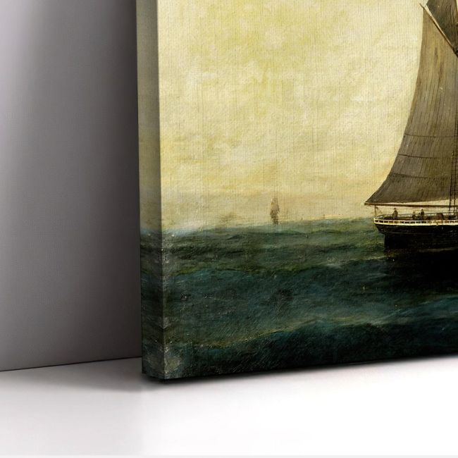 Canvas print Sailing boat, Volanakis