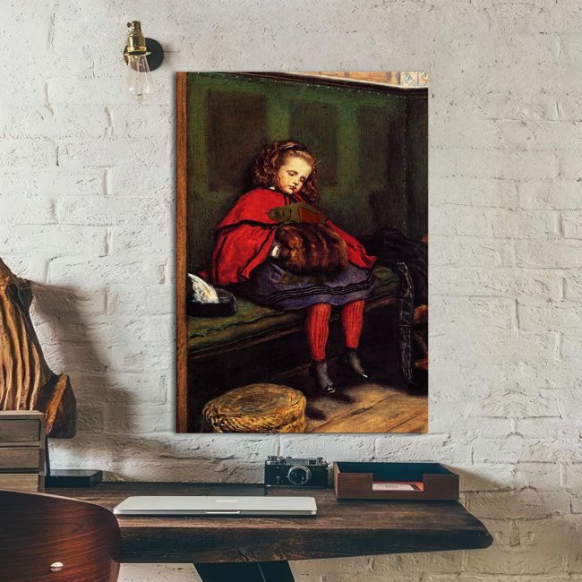 Canvas print My second AT-ACT walker reart, (original J. E. Millais)