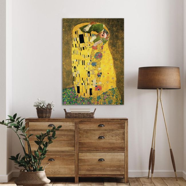 Πίνακας ζωγραφικής Muppet kiss, reart, (original Klimt G.)