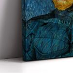 A bat's self portrait reart, (original Vincent van Gogh) canvas print