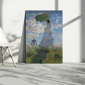 Πίνακας ζωγραφικής Princess with a parasol reart, (original Monet C.)