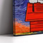 Πίνακας σε καμβά Van Gogh meets Snoopy I