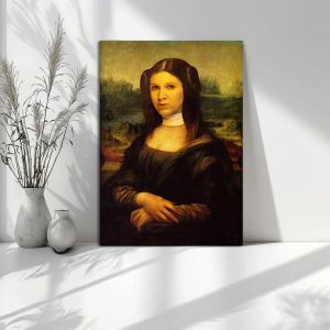 Πίνακας ζωγραφικής Mona Leia reart, (original Leonardo da Vinci)