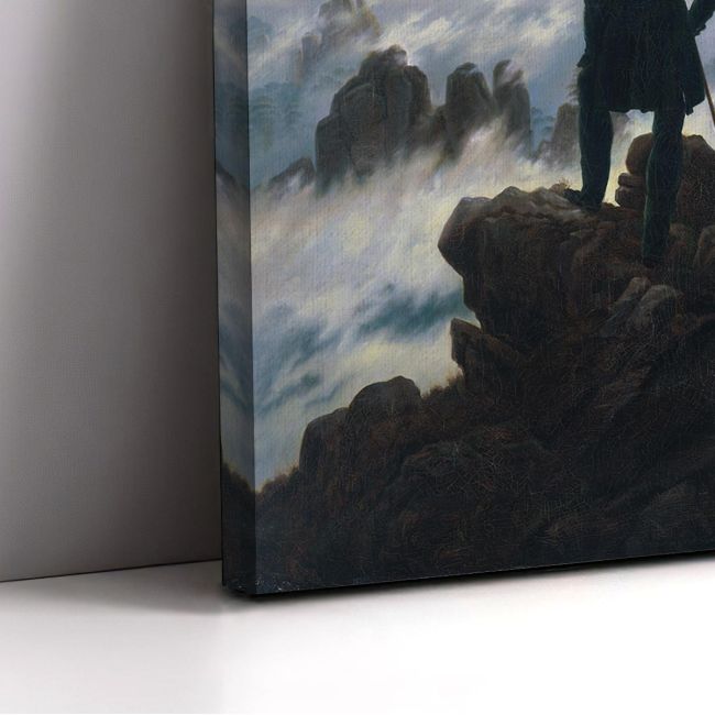 Canvas print The wanderer and the falcon (original Friedrich C. D)