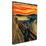 Πίνακας ζωγραφικής A vade scream reart, (original Munch E.)