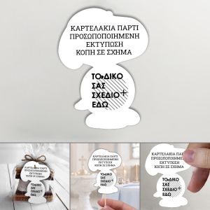 Custom shaped Labels, customized