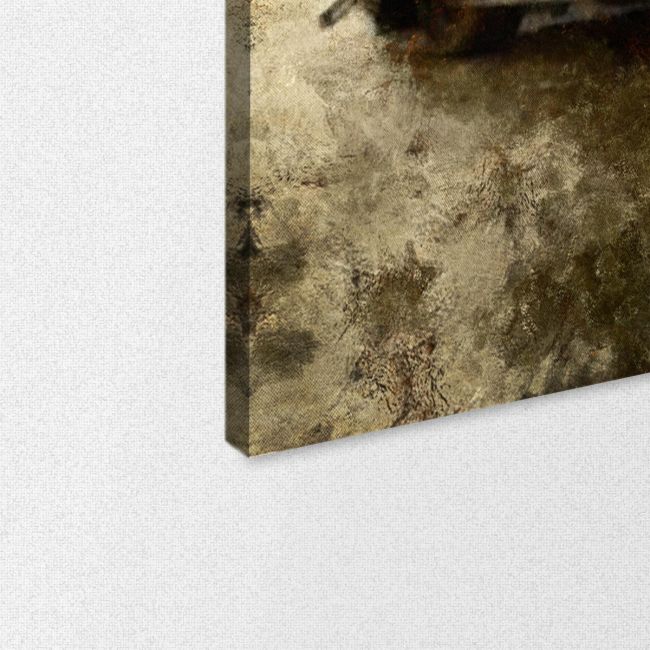Canvas print Steam punk van