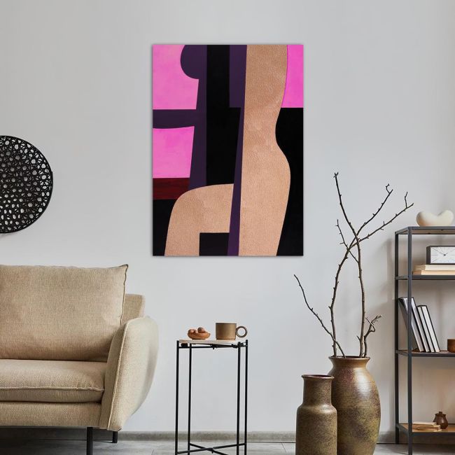 Canvas print Female figure reart, (original Moralis)