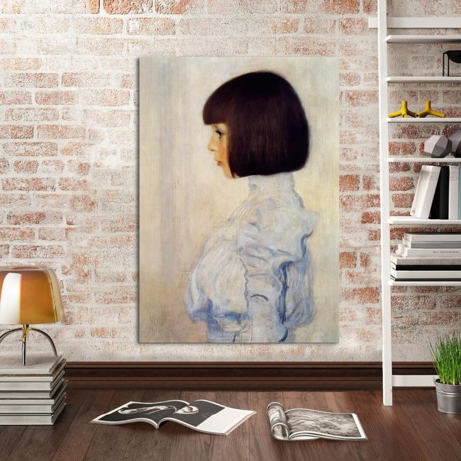 Canvas print Portrait of Helene, Klimt Gustav