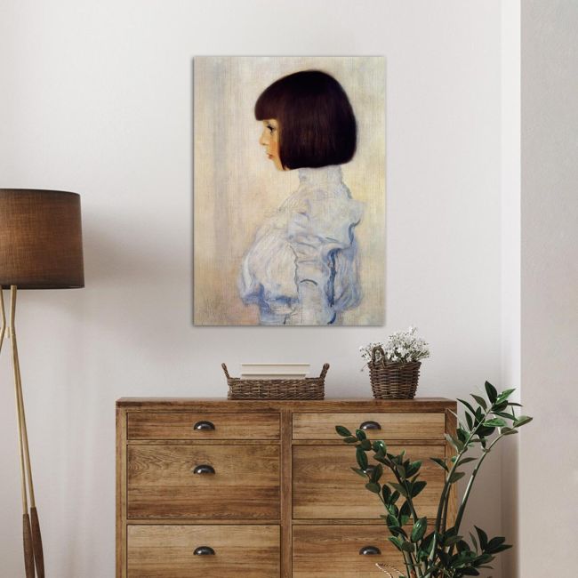 Canvas print Portrait of Helene, Klimt Gustav