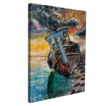 Canvas printPainted boat