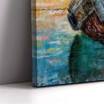 Canvas printPainted boat