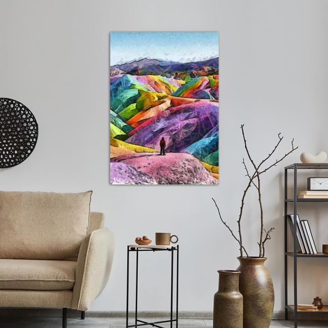 Canvas print Hill point