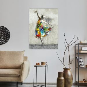 Canvas print Ballerina, Street art ballerina I 2