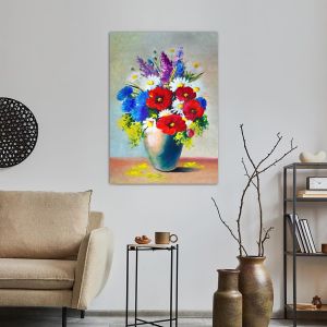 Πίνακας σε καμβά Still life, a bouquet of flowers II 2