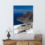 Canvas print Firostefani Santorini