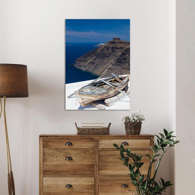 Canvas print Firostefani Santorini