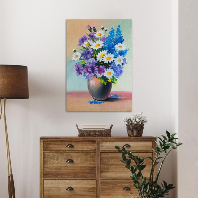Πίνακας σε καμβά Still life, a bouquet of flowers III