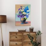 Πίνακας σε καμβά Still life, a bouquet of flowers III