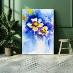 Canvas print White flowers