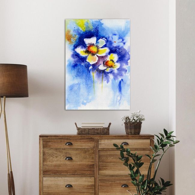 Canvas print White flowers