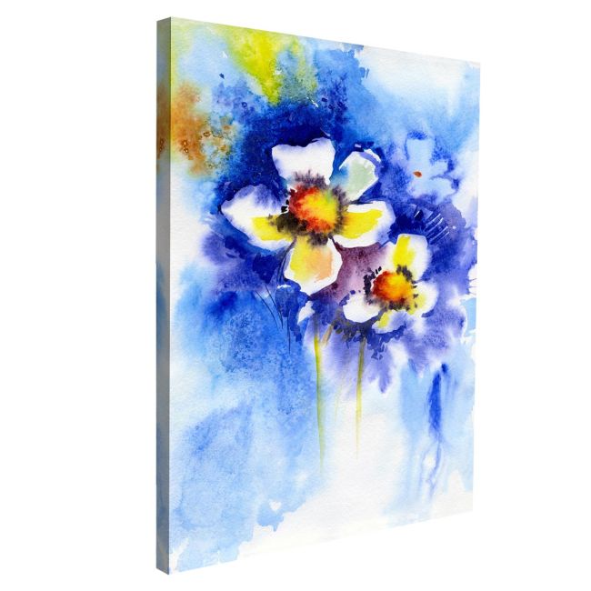 Canvas print White flowers
