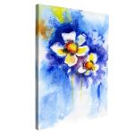 Πίνακας σε καμβά White flowers