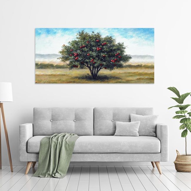Canvas print Pomegranate, panoramic
