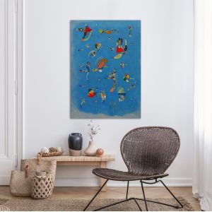 Canvas print Sky blue, Kandinsky W. 2