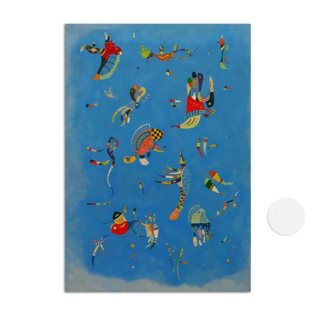 Πίνακας ζωγραφικής Sky blue, Kandinsky W.