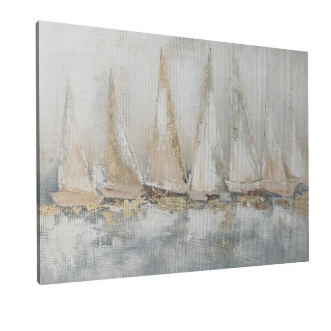 Canvas print Sailing yachts horizontal