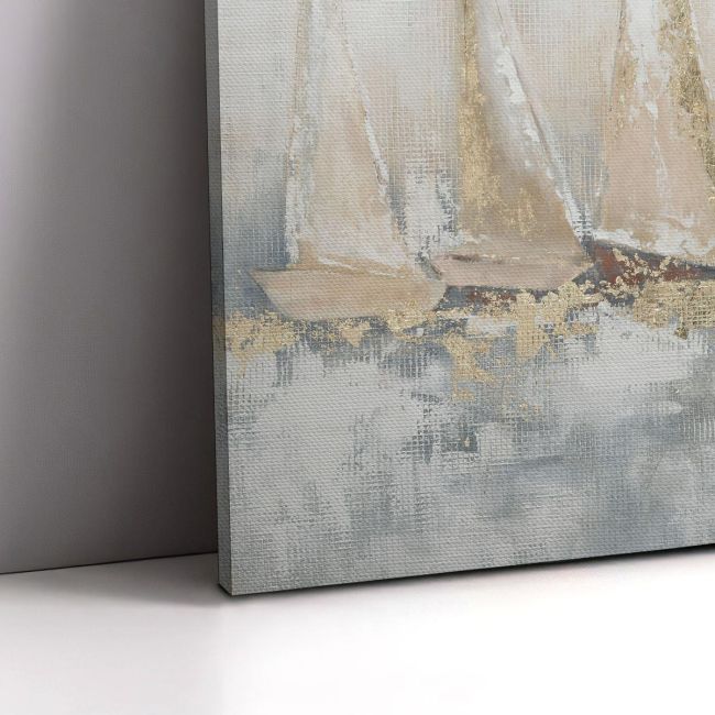 Canvas print Sailing yachts horizontal