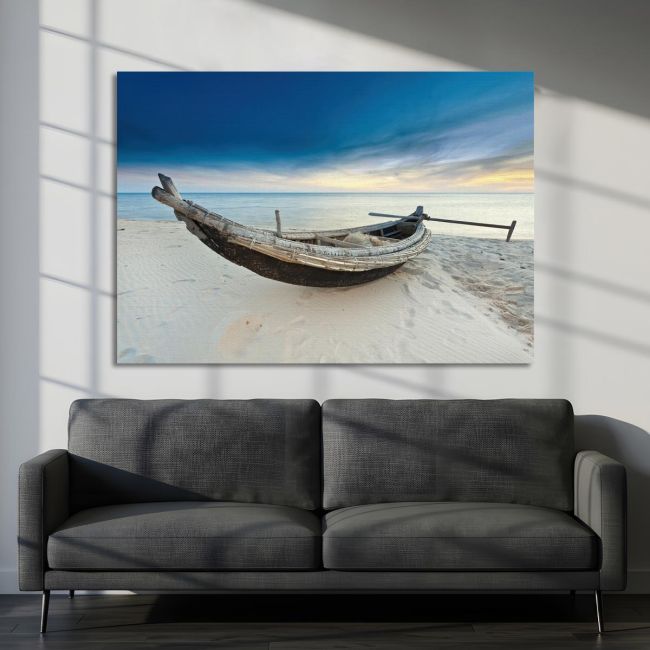 Πίνακας σε καμβά ψαρόβαρκα, Fisherman's boat