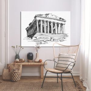 Canvas print Parthenon sketch 2