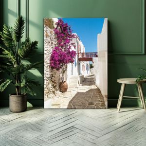 Πίνακας σε καμβά Σίφνος, Traditional greek alley on Sifnos