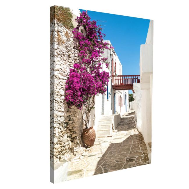 Canvas printTraditional greek alley on Sifnos