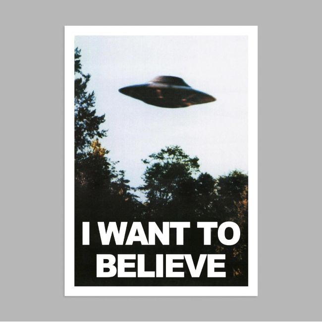 I want to believe I, poster