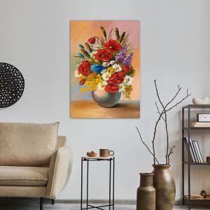 Canvas print Spring flowers in a vase 2