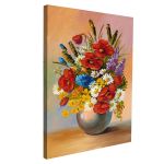Πίνακας σε καμβά Spring flowers in a vase