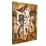 Πίνακας σε καμβά Abstract Victorian man