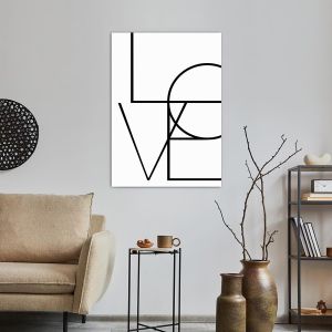 Canvas print Love (vertical) 2