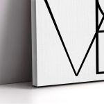Canvas print Love (vertical)