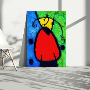 The break of day reart(original by J. Miro) πίνακας σε καμβά