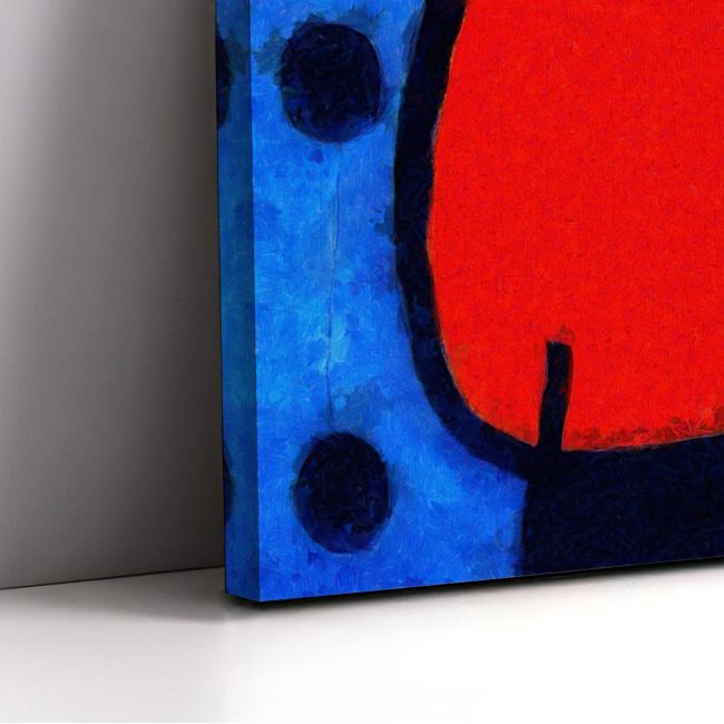 The break of day reart(original by J. Miro) canvas print
