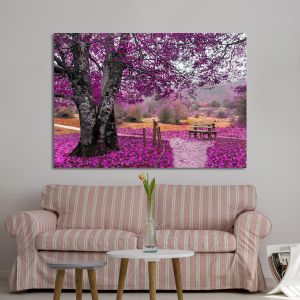 Πίνακας σε καμβά Πάρκο, Purple dream