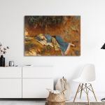 Canvas print Laying girl, Rallis