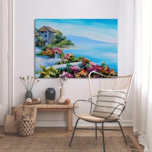 Πίνακας σε καμβά House near sea II 2