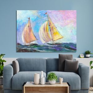 Πίνακας σε καμβά Ιστιοφόρα,Sailing
